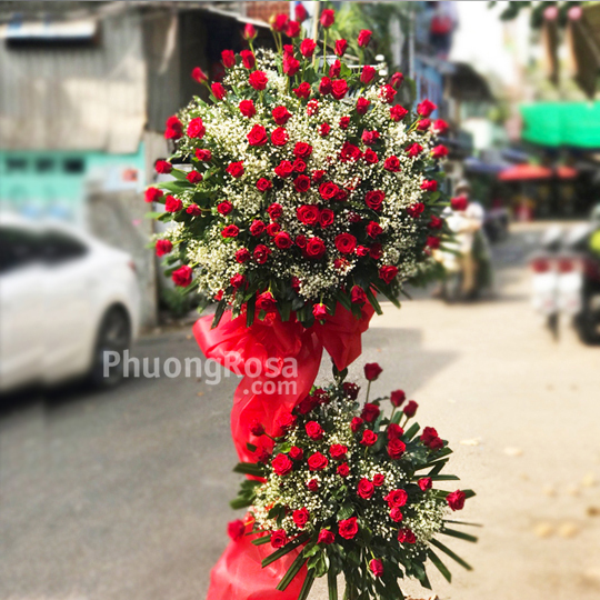 Kệ hoa khai trương PR501