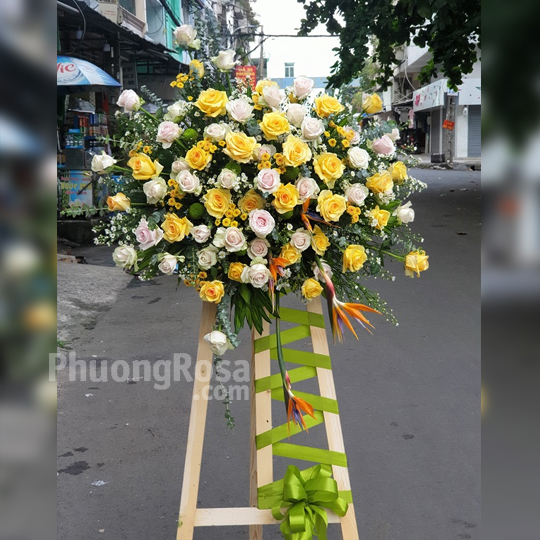 Hoa chúc mừng khai trương cửa hàng