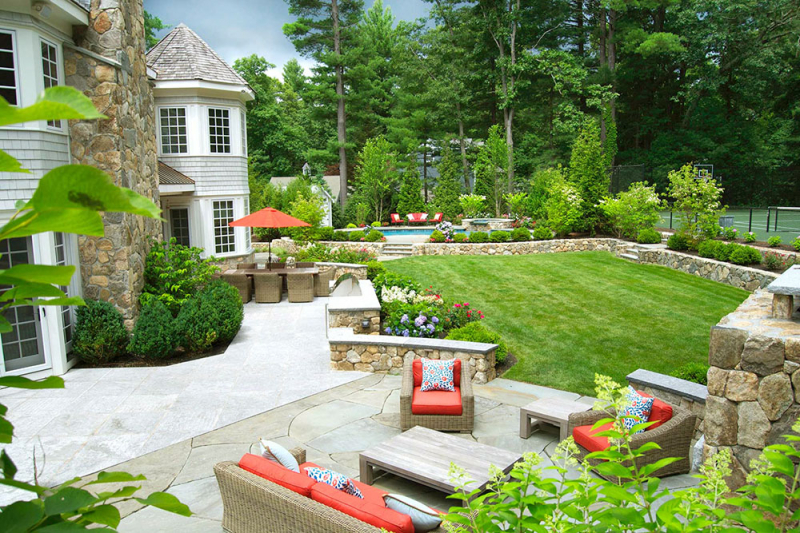 thiết kế cảnh quan sân vườn