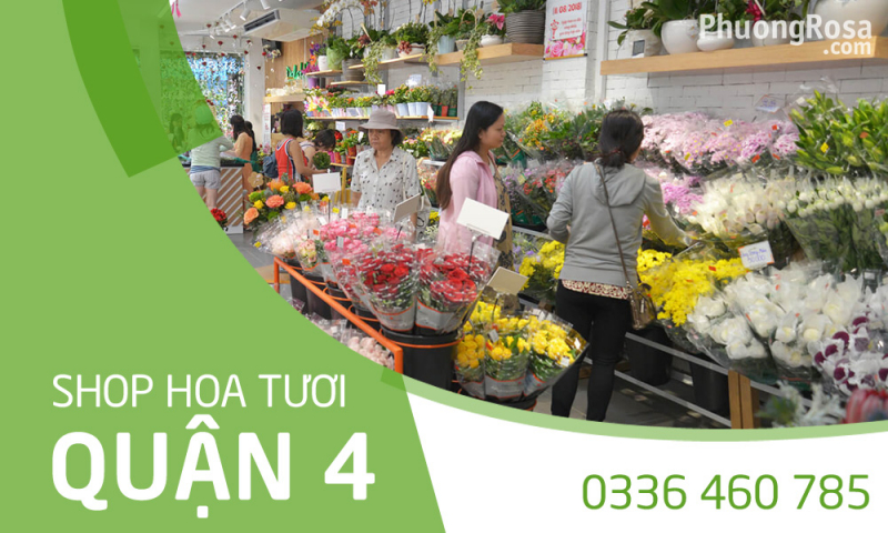 shop hoa tươi quận 4
