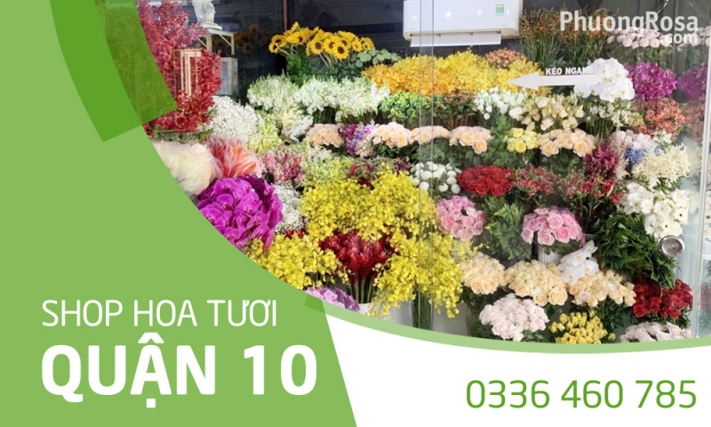 shop hoa quận 10 giao nhanh