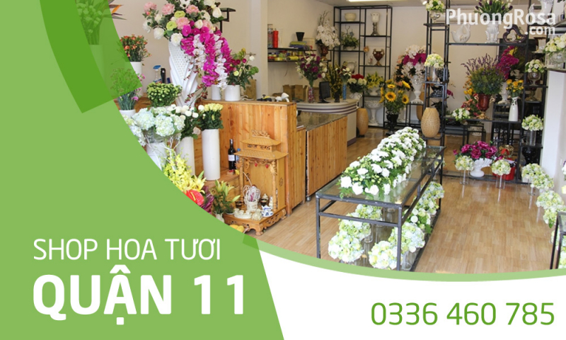 shop hoa quận 11 online