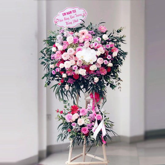 mẫu hoa khai trương phát tài