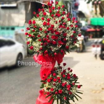 Kệ hoa khai trương PR501