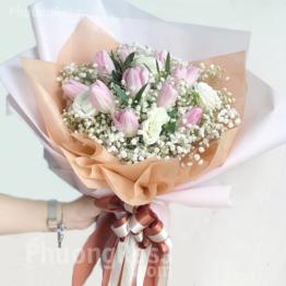 Bó Hoa Tulip Nhập khẩu Cao cấp