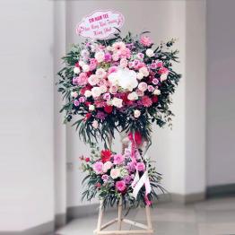 Kệ hoa hồng khai trương phát tài