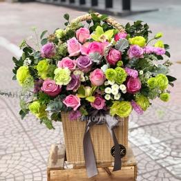 Giỏ hoa sinh nhật SN102